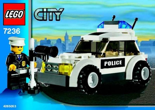 lego police car black