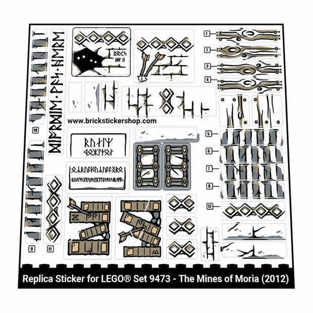 Lego Set 9473 - The Mines of Moria (2012)