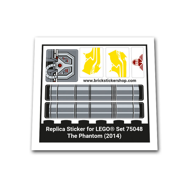 Replica Sticker voor Set 75048 - The Phantom