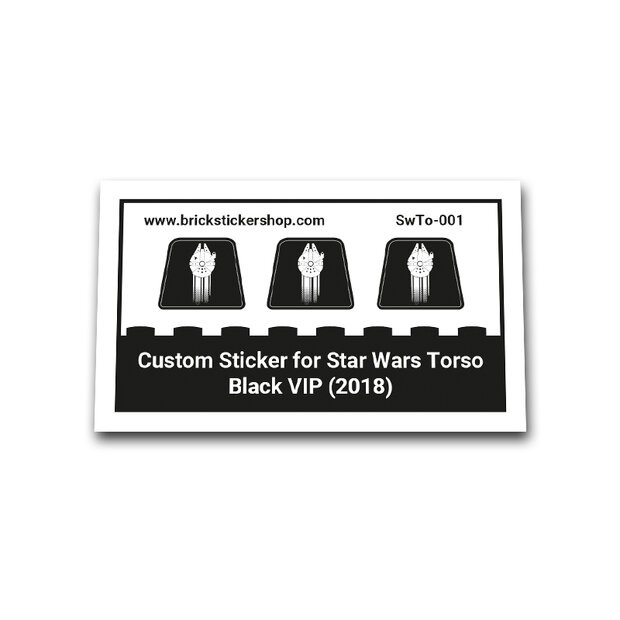 Custom Sticker - Zwart VIP (sw0985)