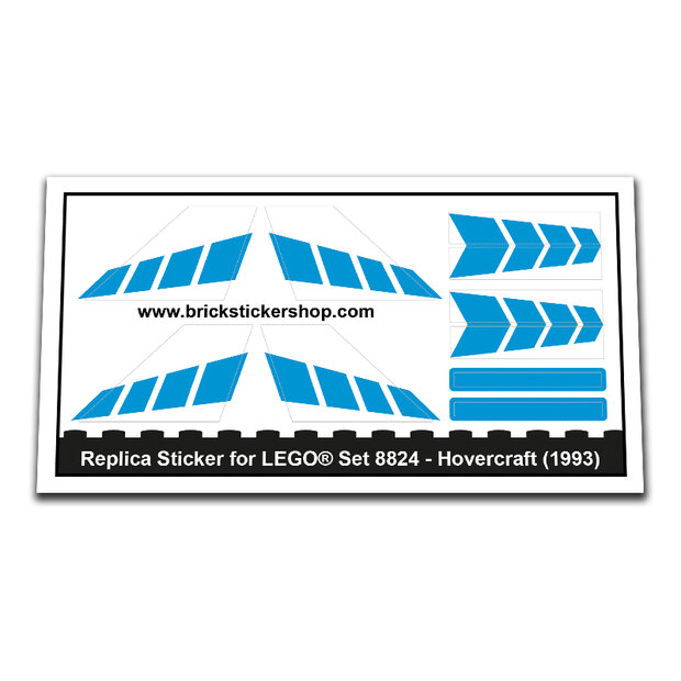 Replacement Sticker for Set 8824 - Hovercraft