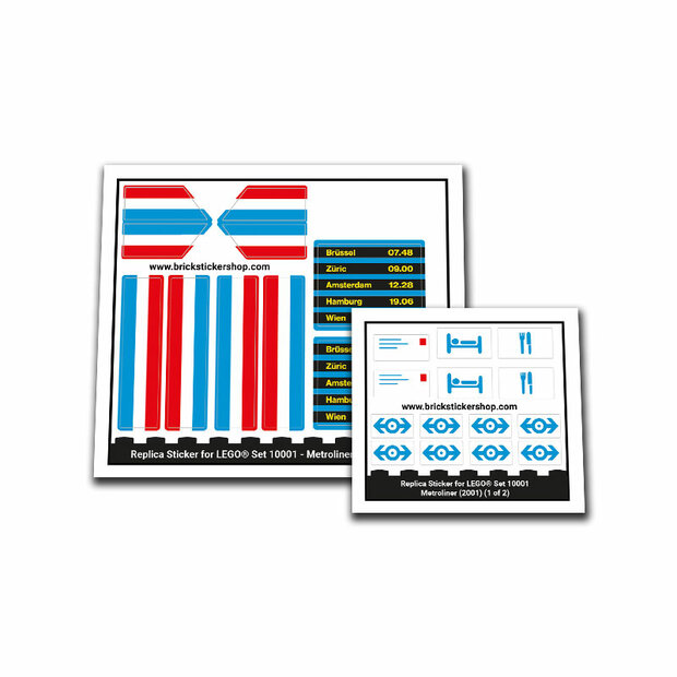 Replacement Sticker for Set 10001 - Metroliner