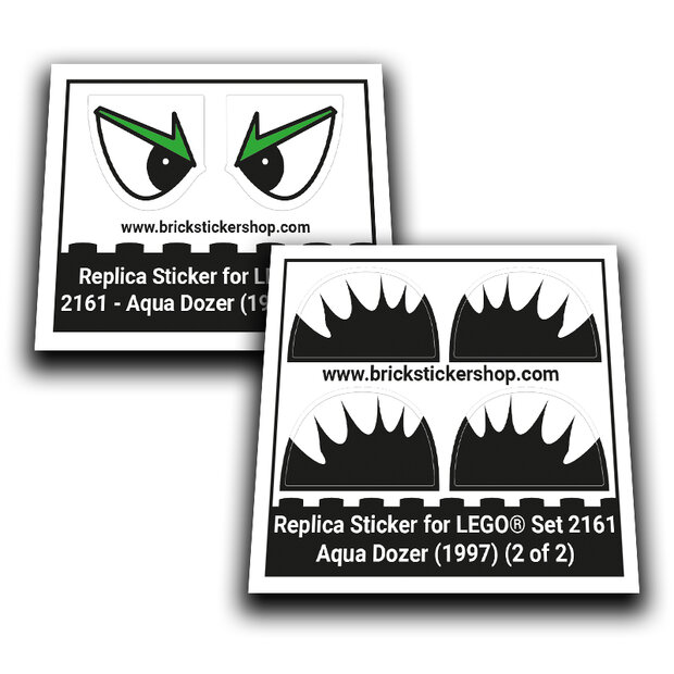 Replacement Sticker for Set 2161 - Aqua Dozer