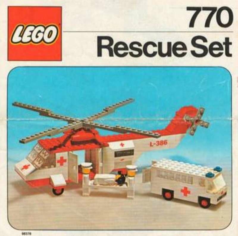 Replica Sticker voor Set 770 - Rescue Set