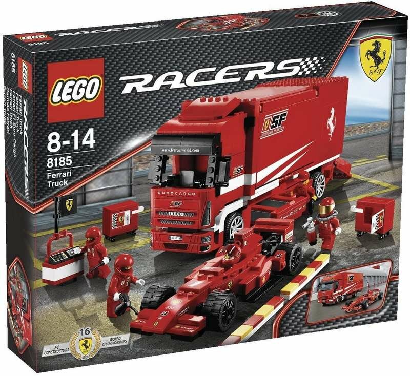 Replacement Sticker for Set 8185 - Ferrari Truck