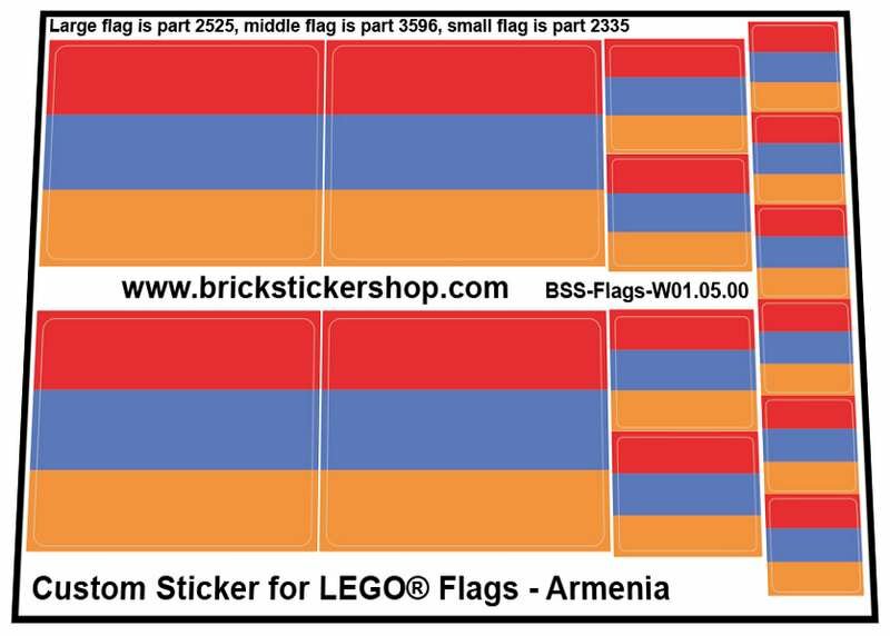 Custom Sticker - Flags - Flag of Armenia