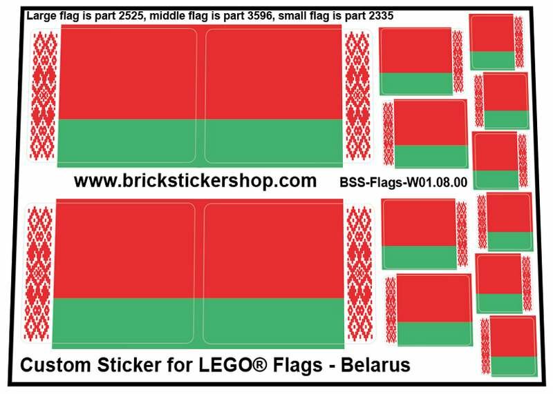 Custom Sticker - Flags - Flag of Belarus