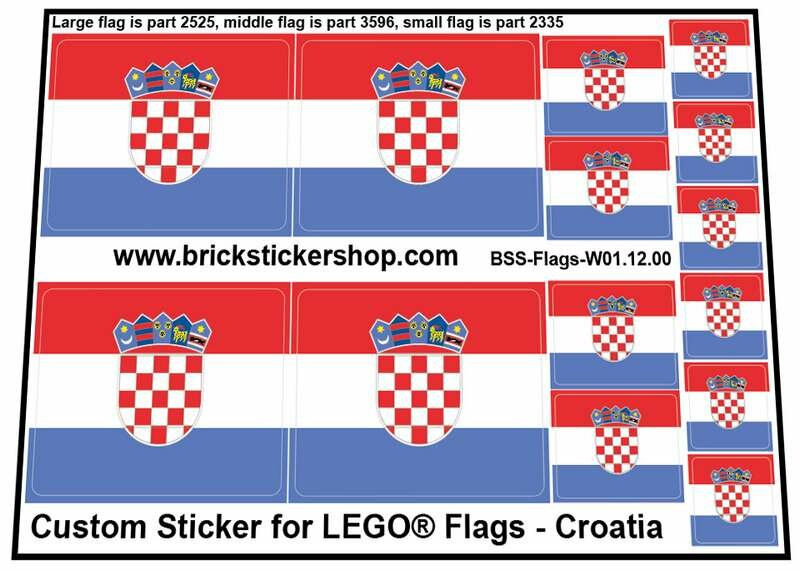 Custom Sticker - Flags - Flag of Croatia