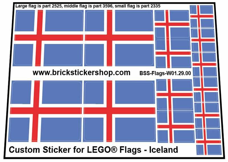 Custom Sticker - Flags - Flag of Iceland