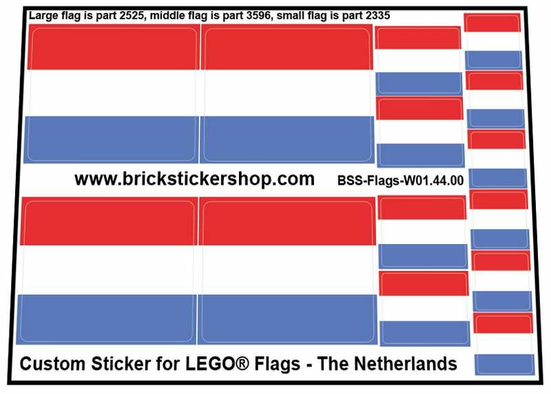 Custom Sticker - Flags - Flag of The Netherlands