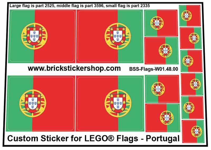 Custom Sticker - Flags - Flag of Portugal