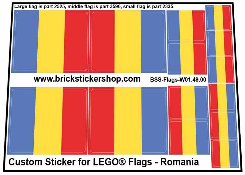 Custom Sticker - Flags - Flag of Romania