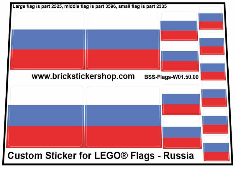 Custom Sticker - Flags - Flag of Russia