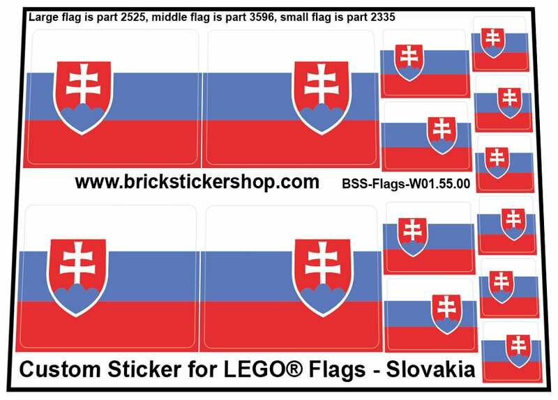 Custom Sticker - Flags - Flag of Slovakia