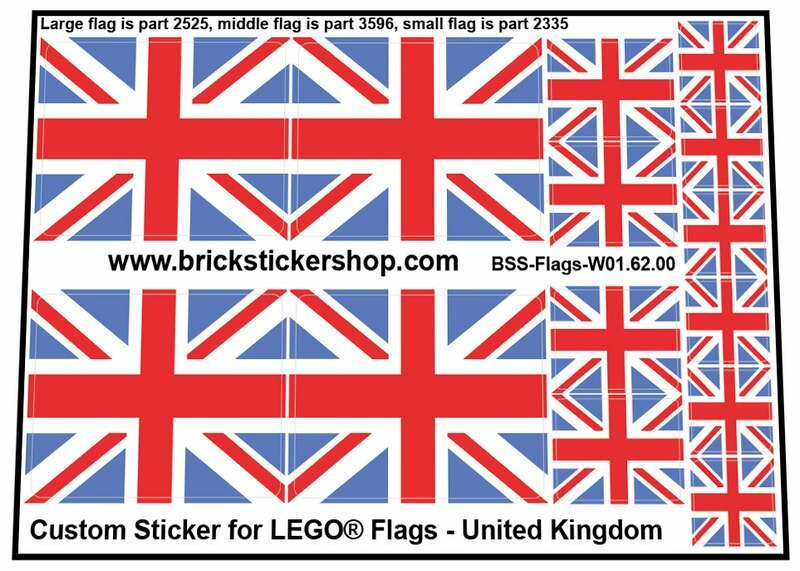 Custom Sticker - Flags - Flag of the United Kingdom