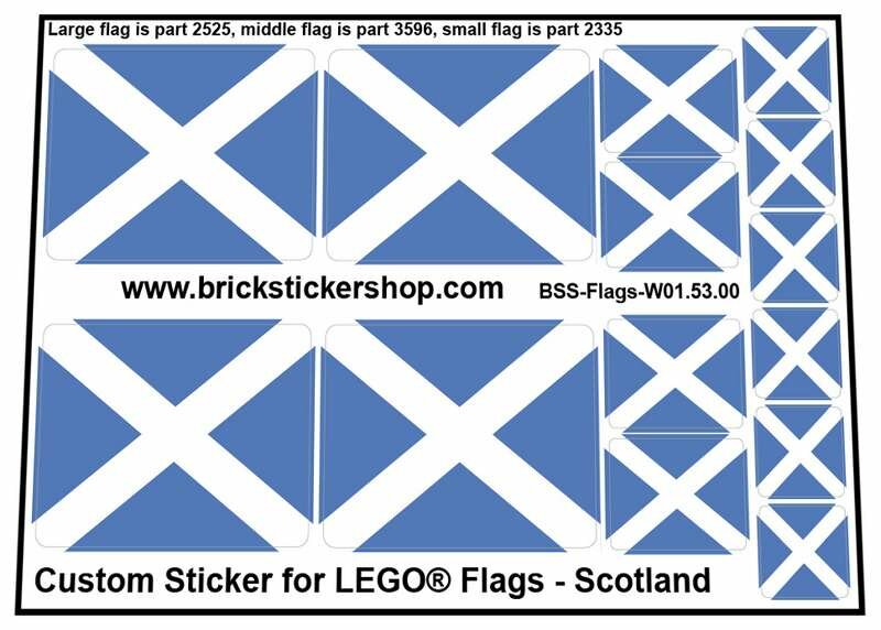 Custom Sticker - Flags - Flag of Scotland