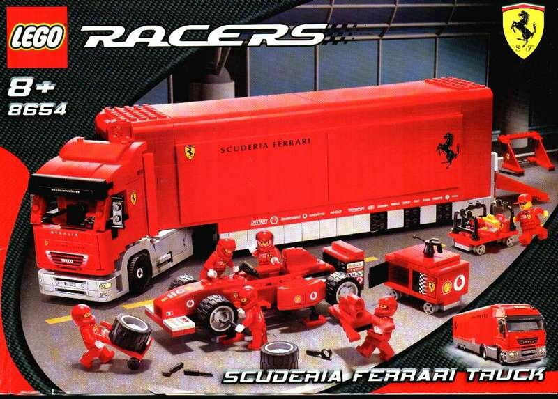 Lego ferrari f1 truck sale