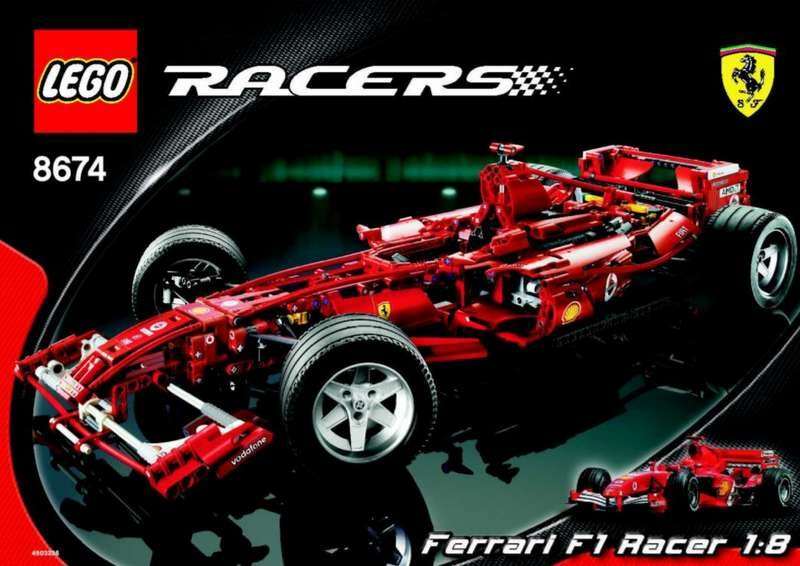 Replacement Sticker for Set 8674 - Ferrari F1 Racer 1:8