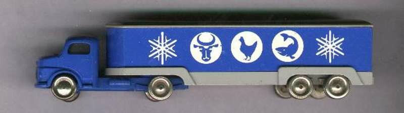 Replica Sticker voor Set 657 - 1:87 Mercedes Refrigerated Truck (Animal Symbols)