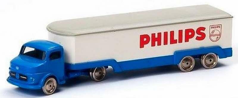 Replacement Sticker for Set 657 - 1:87 Mercedes Trailer (Philips)