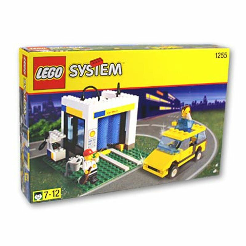 Precut Custom Replacement Stickers for Lego Set 1255 - Shell Car Wash (1999)