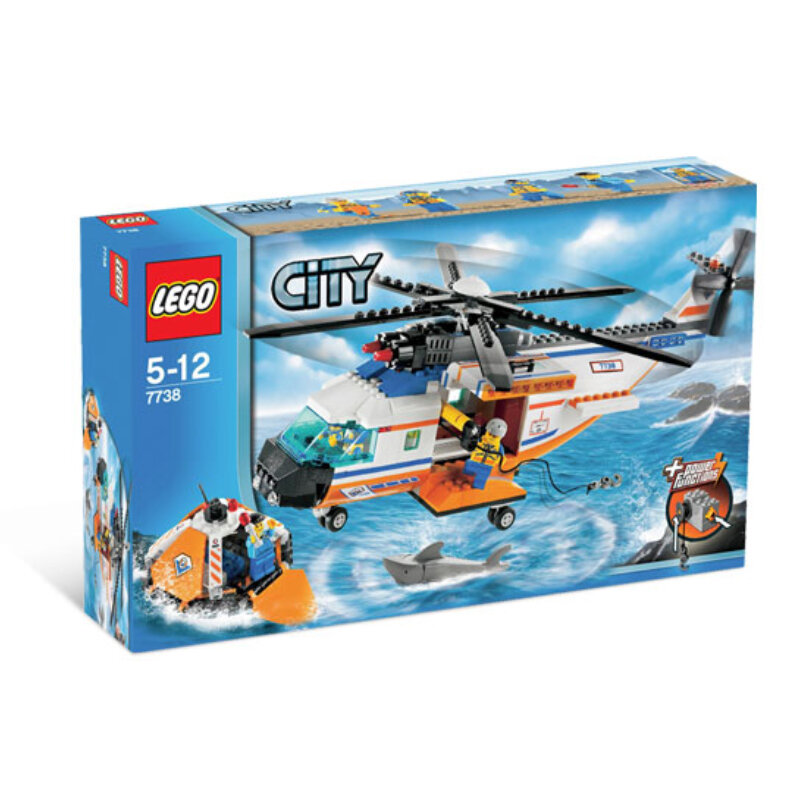 Lego Set 7738 - Coast Guard Helicopter &amp; Life Raft (2008)