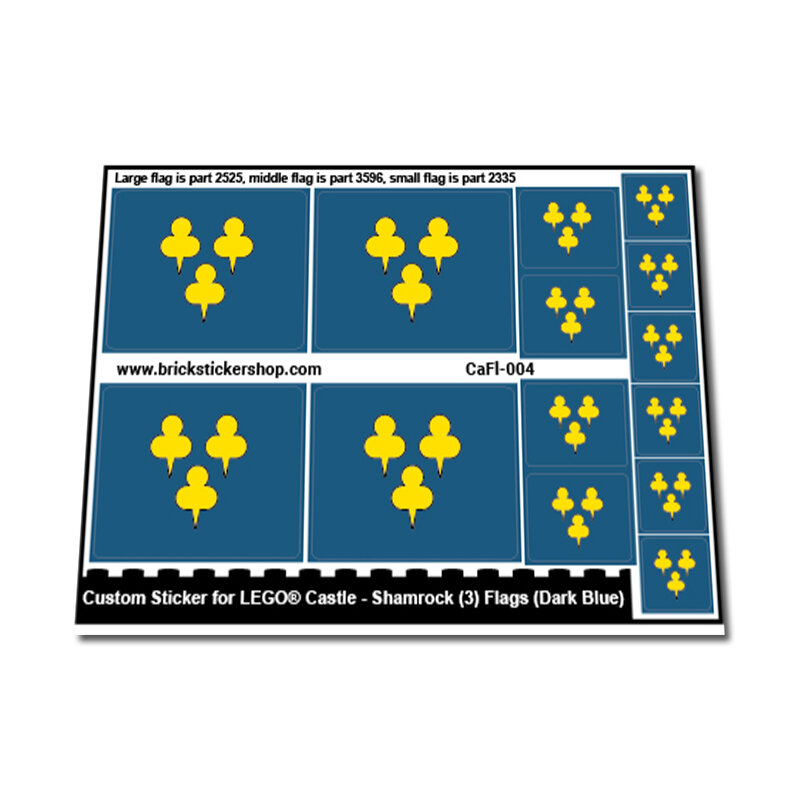 Shamrock Flags (Dark Blue)