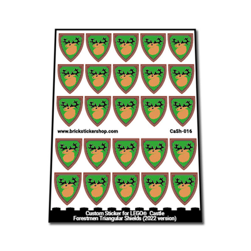 Custom Sticker - Forestmen Triangular Shields (2022 version)