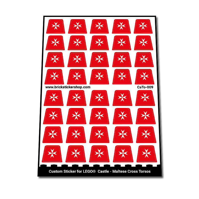 Custom Sticker - Maltese Cross Torsos