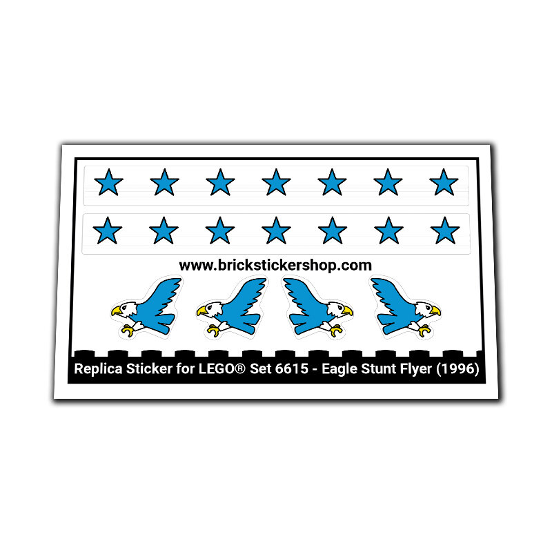 Replacement Sticker for Set 6615 - Eagle Stunt Flyer