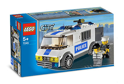 Replica Sticker voor Set 7245 - Prisoner Transport (Blue)