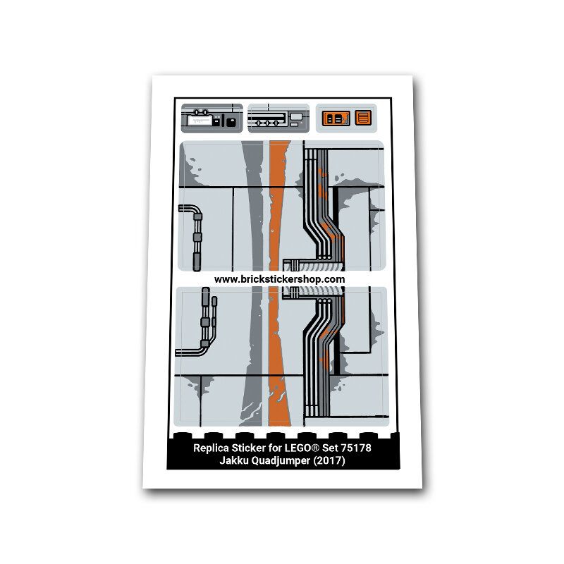 Replacement Sticker for Set 75178 - Jakku Quadjumper