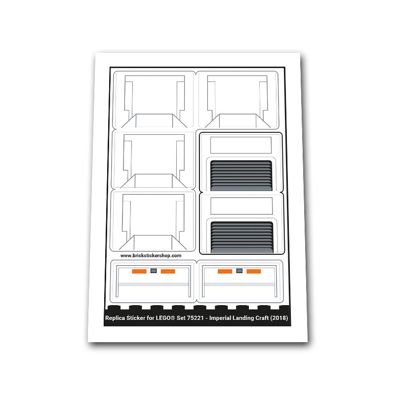 Replacement Sticker for Set 75221 - Imperial Landing Craft