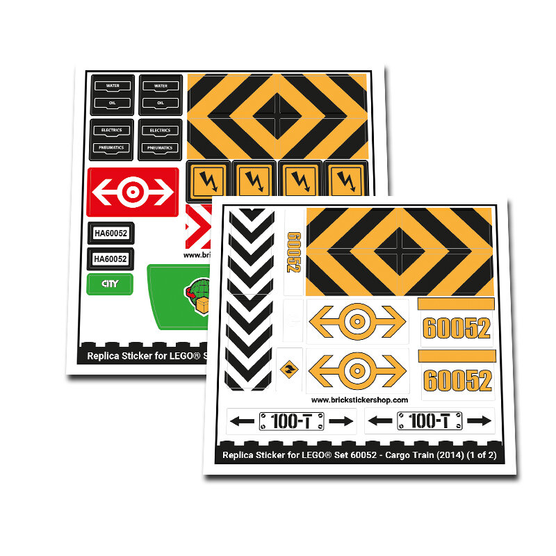 Replacement Sticker for Set 60052 - Cargo Train