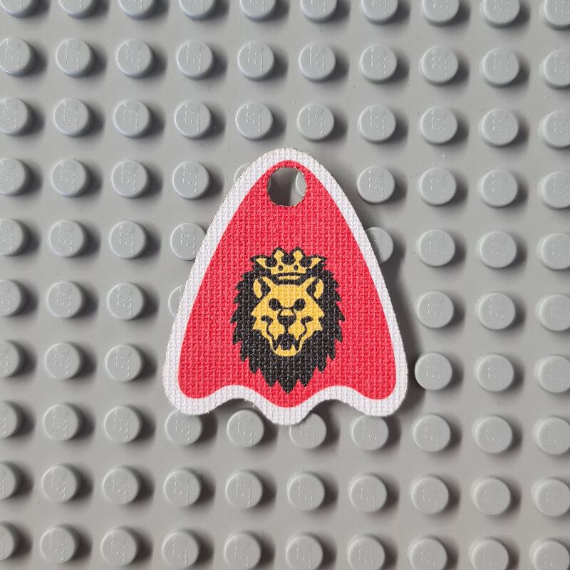 Replica Cloth -  Cape with Round Lobes and Royal Knights Lion Head Pattern