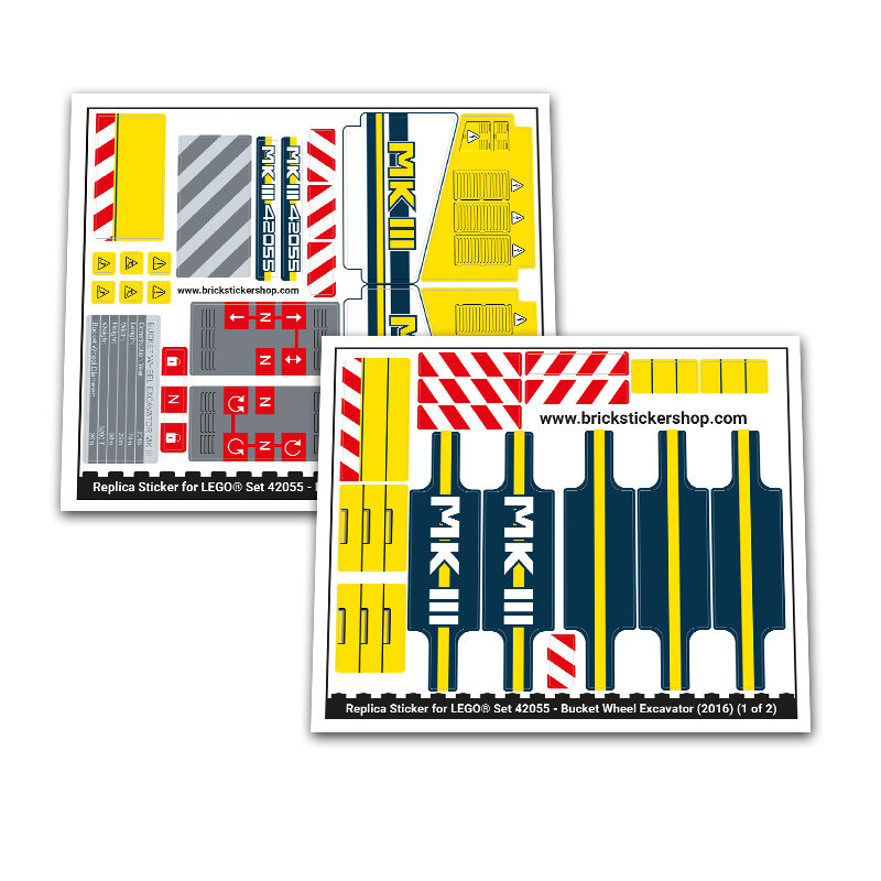 Replacement Sticker for Set 42055 - Bucket Wheel Excavator