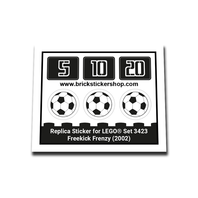 Replacement Sticker for Set 3423 - Freekick Frenzy