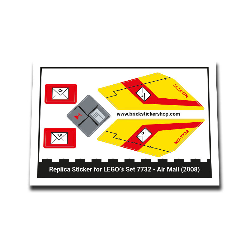 Replica Sticker voor Set 7732 - Air Mail