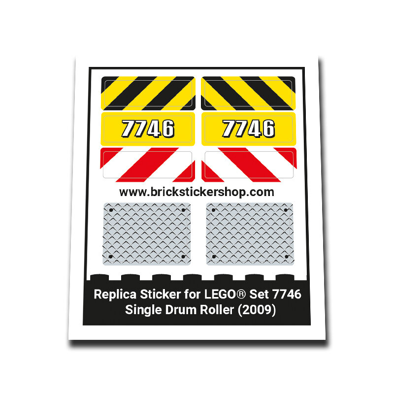 Replacement Sticker for Set 7746 - Single Drum Roller