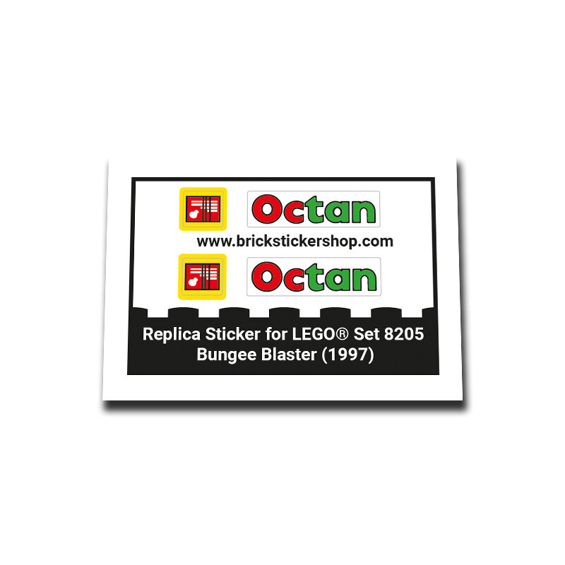 Replica Sticker voor Set 8205 - Bungee Blaster