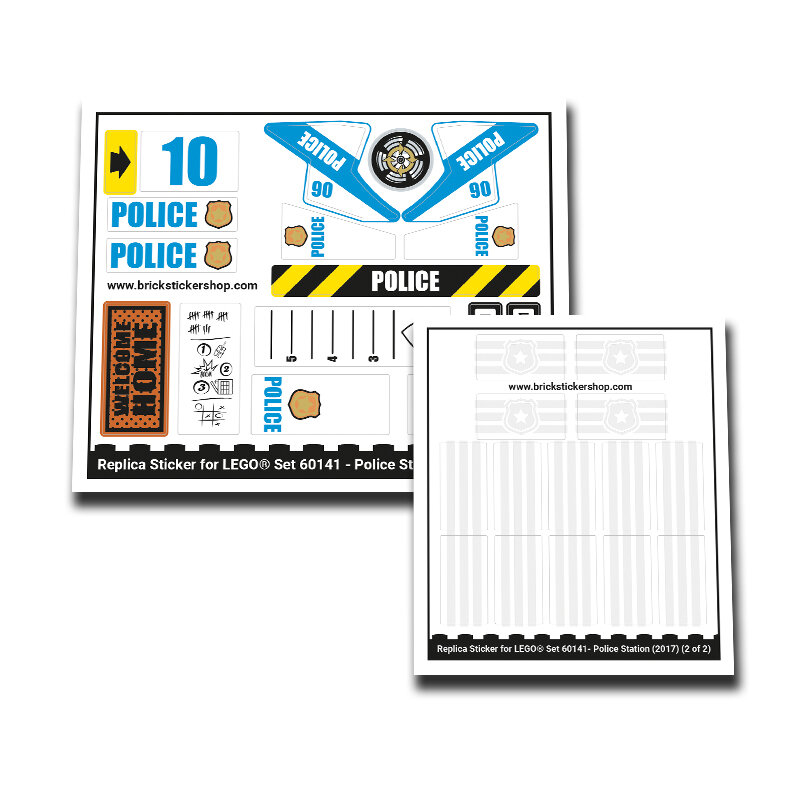 Replacement Sticker for Set 60141 - Police Station