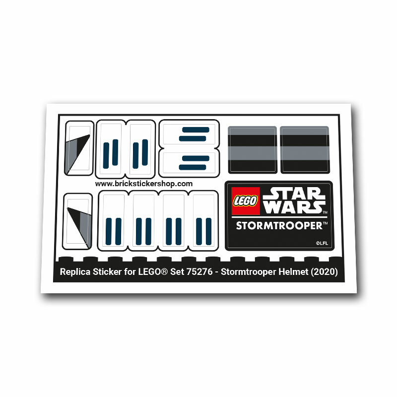 Replica Sticker voor Set 75276 - Stormtrooper Helmet