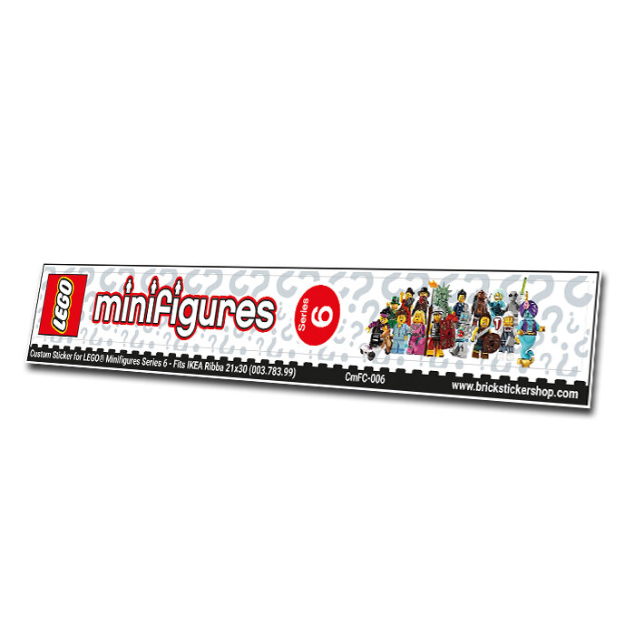 Custom Sticker - Cover for Minifig Series 6