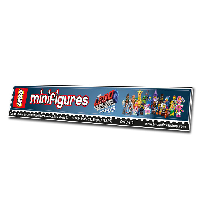 Custom Sticker - Cover for Minifig Series LEGO Movie 02