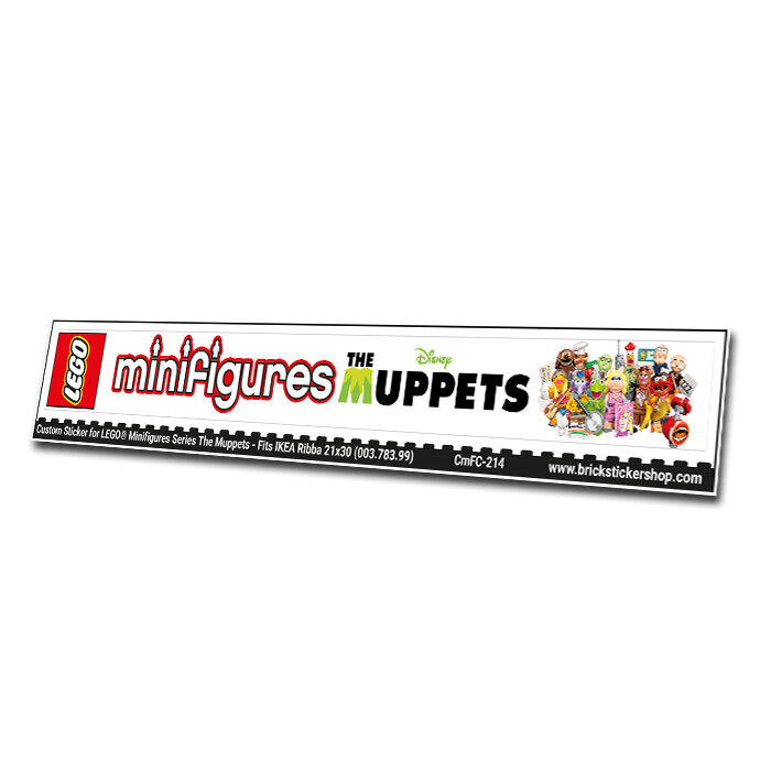 Custom Sticker - Cover for Minifig Series The Muppets