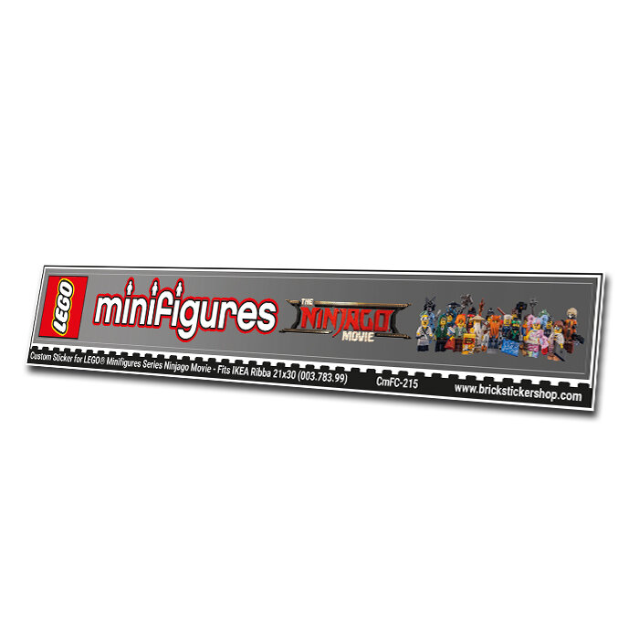 Custom Sticker - Cover for Minifig Series Ninjago Movie