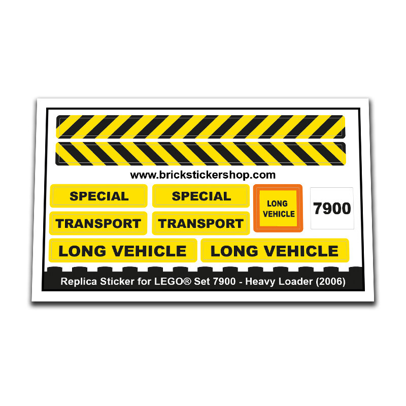 Replacement Sticker for Set 7900 - Heavy Loader