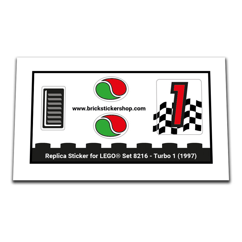 Replacement Sticker for Set 8216 - Turbo 1