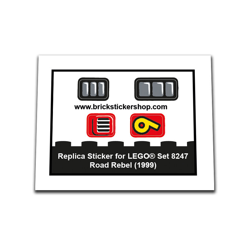 Replacement Sticker for Set 8247 - Road Rebel