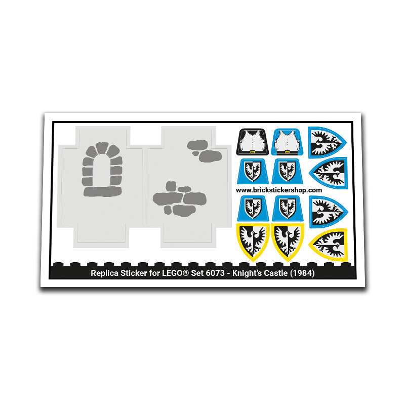 Replacement Sticker for Set 6073 - Knight&#039;s Castle